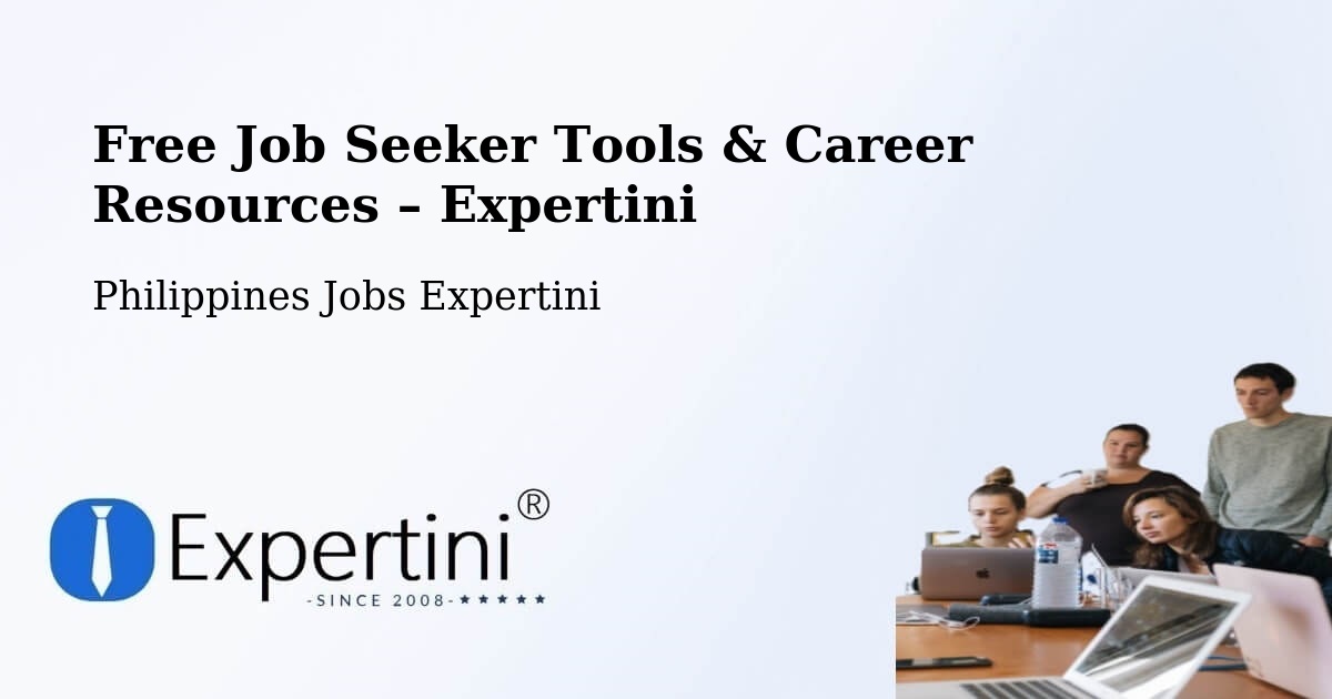 Free Job Seeker Tools & Career Resources – Darapidap - Darapidap, Philippines Jobs Expertini